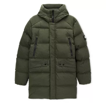Lombardo Longline Primaloft Jacket -  Black Forest Green