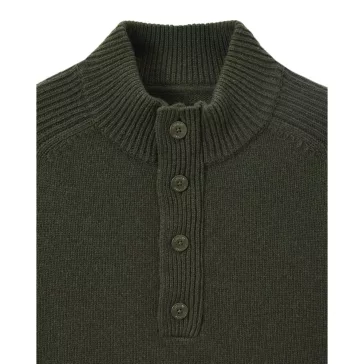 Castillos Wool Jumper - Black Forest Green
