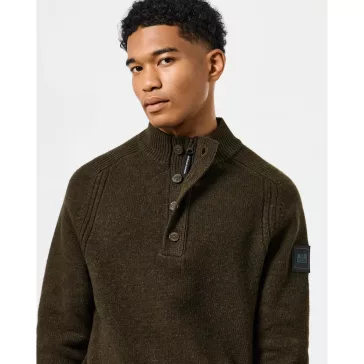 castillos-knitted-wool-quarter-neck-weater-castle green