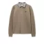 Lindley Long Sleeve Polo Shirt - Tobacco Brown
