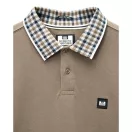 Lindley Long Sleeve Polo Shirt - Tobacco Brown Lindley Long Sleeve Polo Shirt - Tobacco Brown