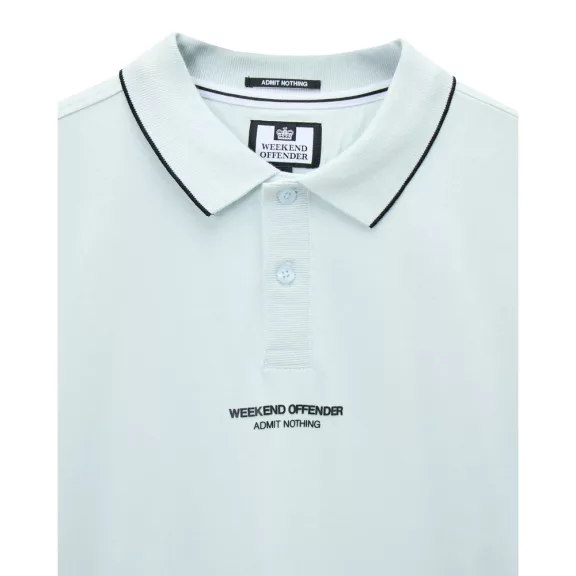 Hurley Polo Shirt - Sea Spray Blue/Black