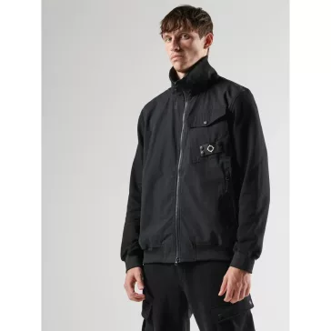 ma-full-zip-mixed-medi-sweat-jetblack