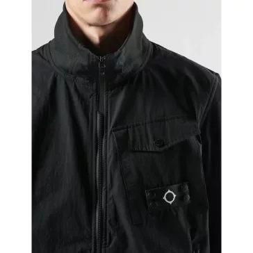 ma-full-zip-mixed-medi-sweat-jetblack