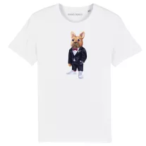 Tuxedo T - white