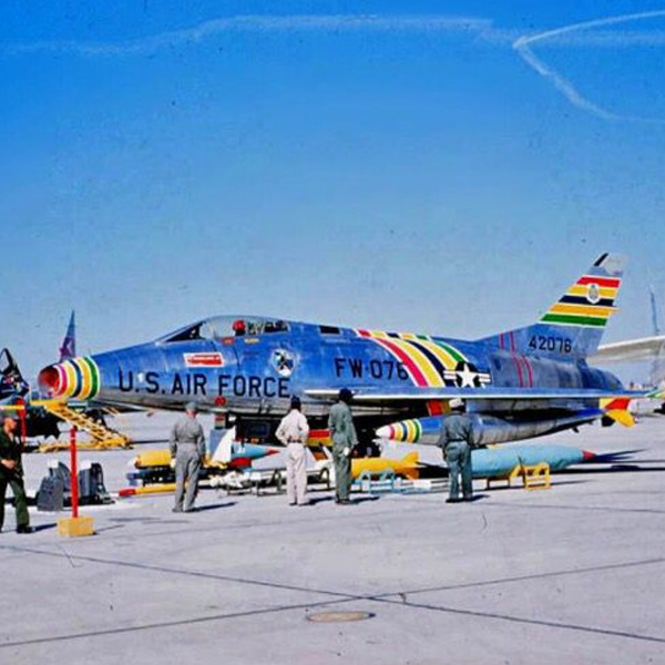 F100 Super Sabre az 50-es évek sebességi rekordere